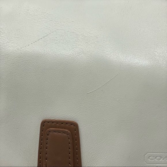 Coach Park Color Block Leather Crossbody Messenger Bag Coastal Nautical - Picture 13 of 13